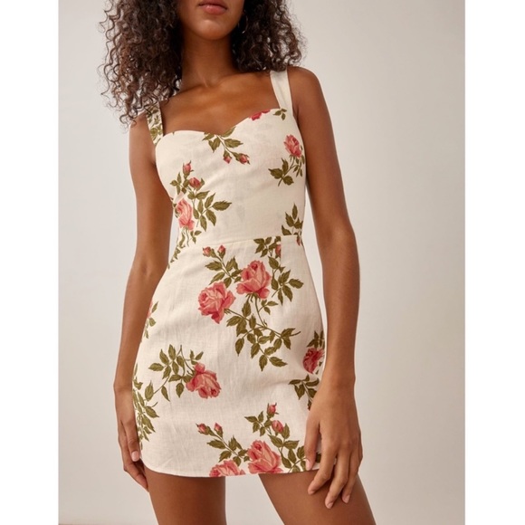 Reformation Dresses & Skirts - NWT Reformation Miso Linen Floral Mini Dress
